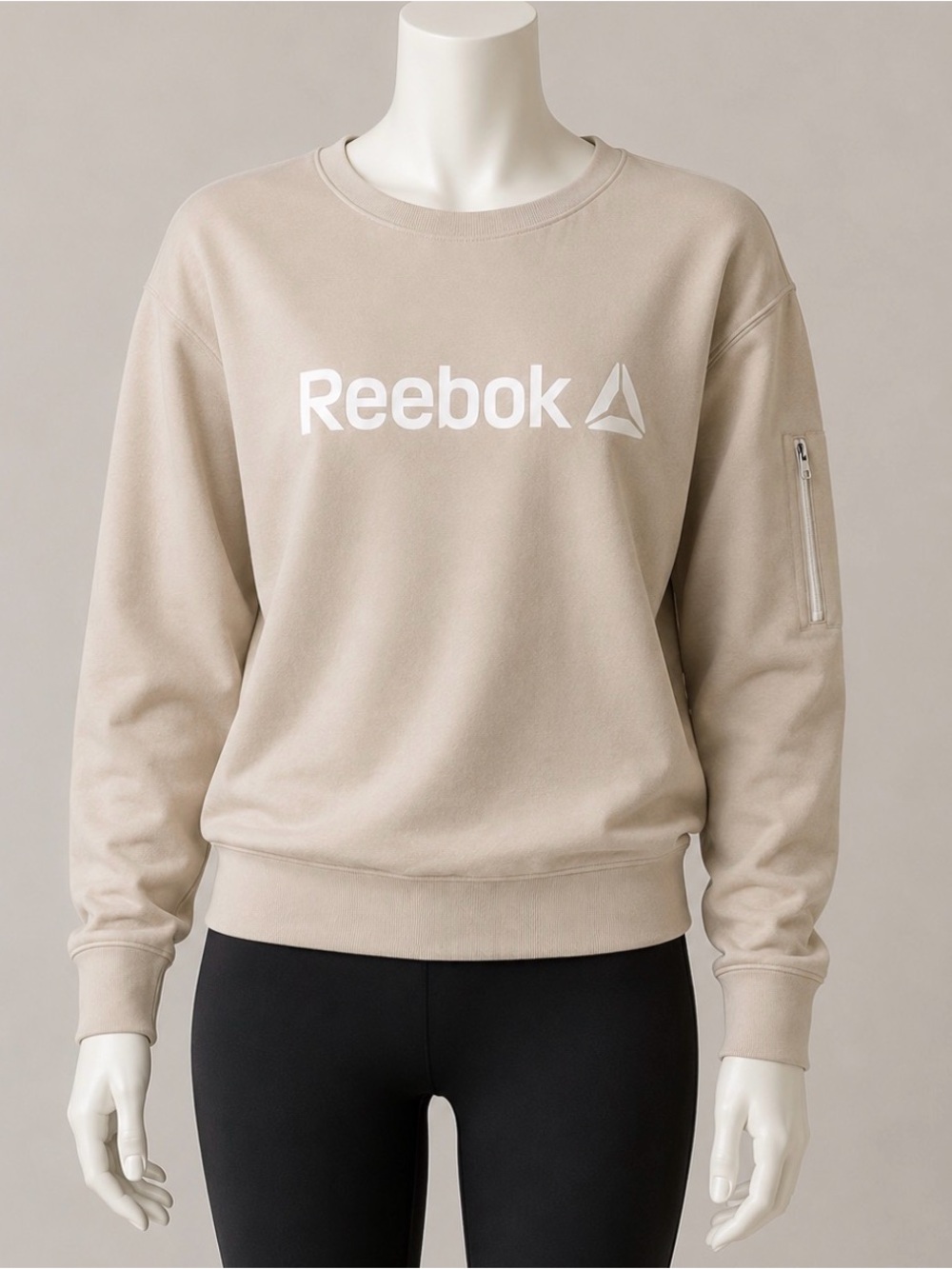 Reebok Light Tan Crewneck Sweatshirt Size XL
